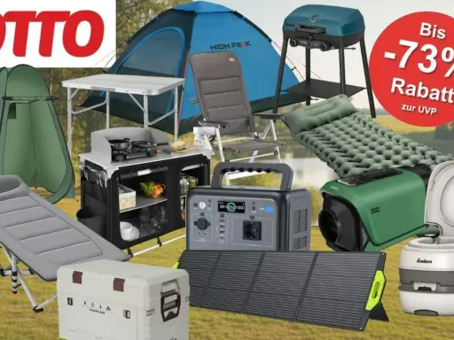 Alles für die camping grundausstattung: Zelt, Liege, Kocher, Kühlbox, Solarpaneel, Toilette und mehr. Otto bietet bis zu 73% Rabatt.