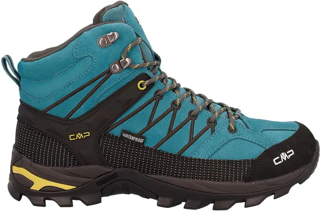 Türkiser CMP Wanderschuh mit Schnürung und